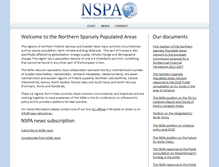 Tablet Screenshot of nspa-network.eu